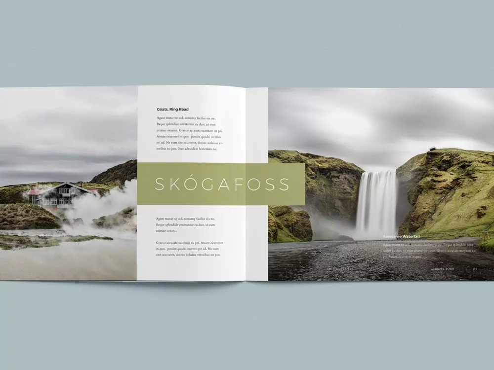 Free Photo Album Mockup Template