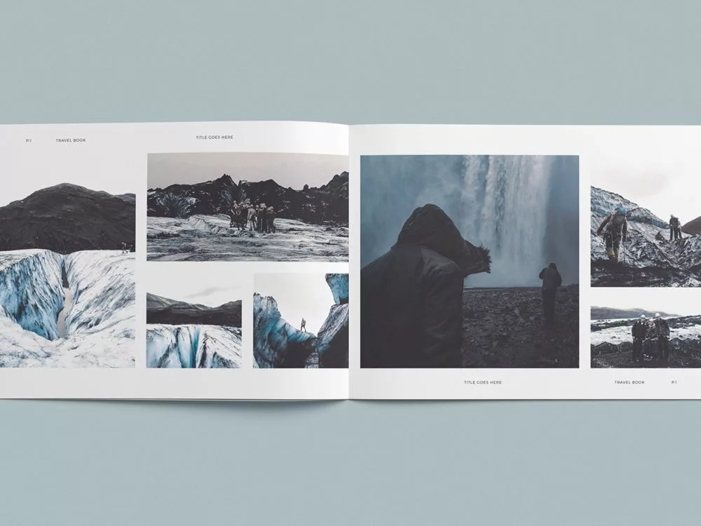 Free Photo Album Mockup Template