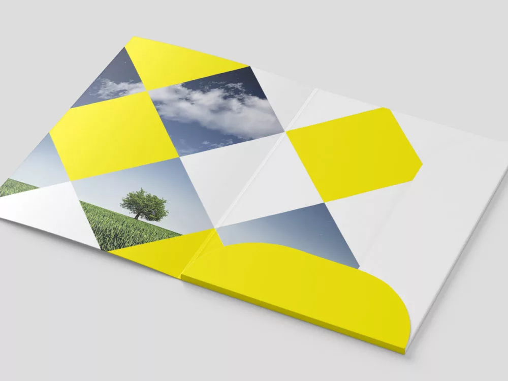 A4 Folder Free Mockup