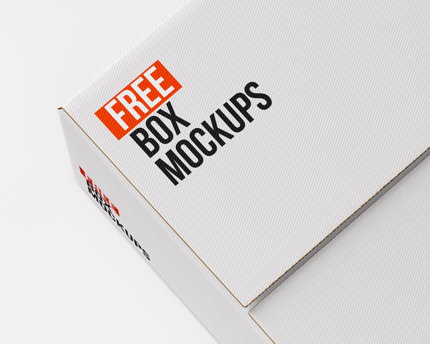 Cardboard Box Mockup