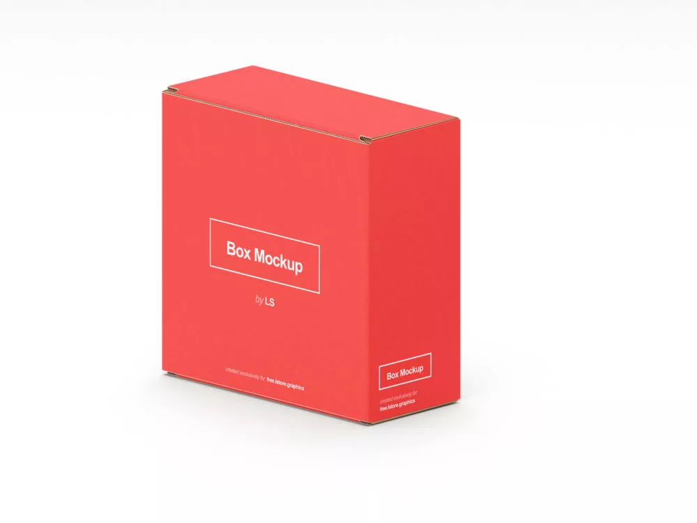 Cardboard Box Mockup