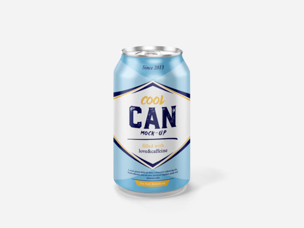 Cool Can Free Mockup 330 ml