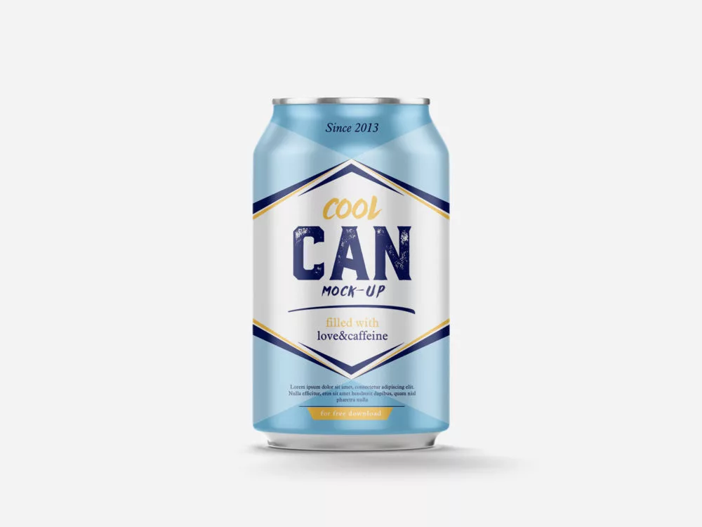 Cool Can Free Mockup 330 ml