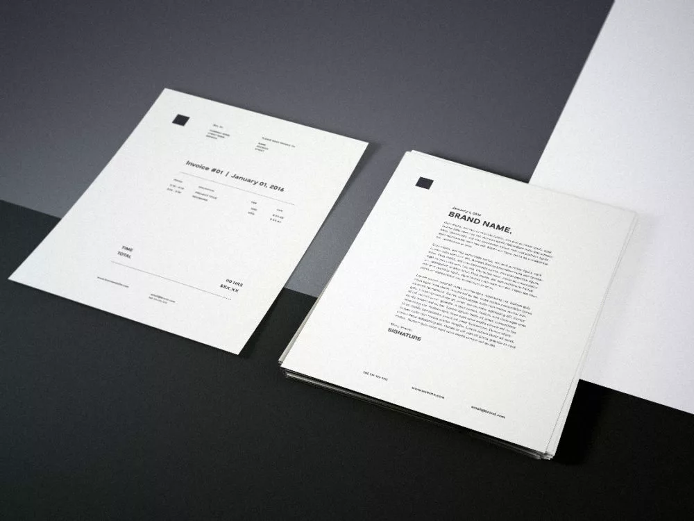 Stationery Mockup PSD Bundle