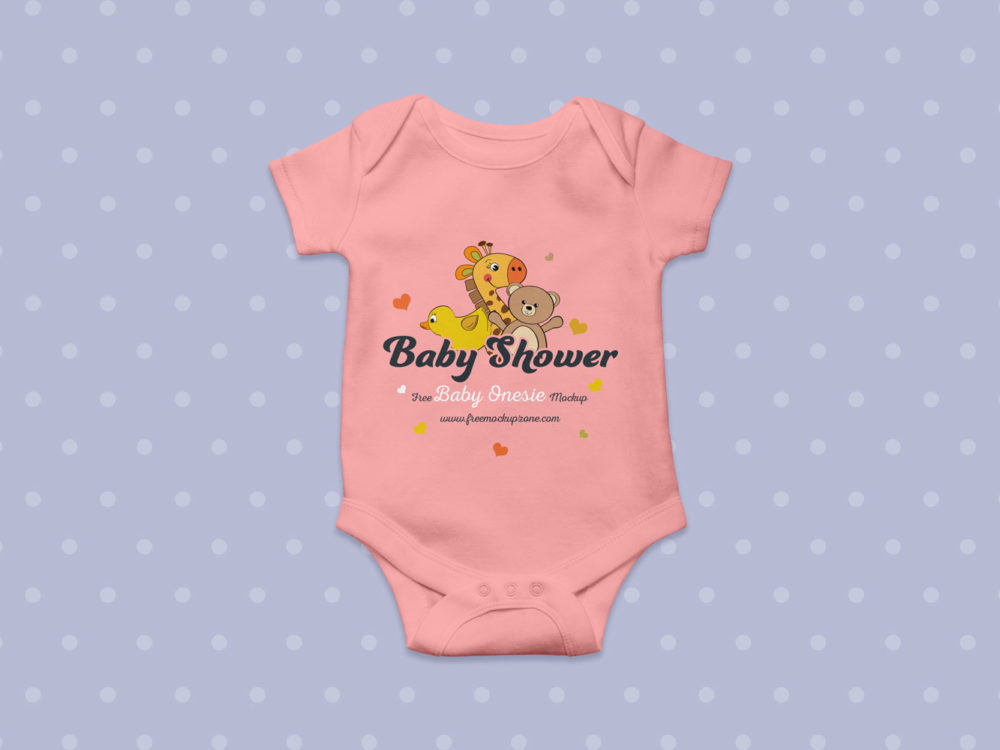 Download Free Baby Onesie Mockup Free Mockup