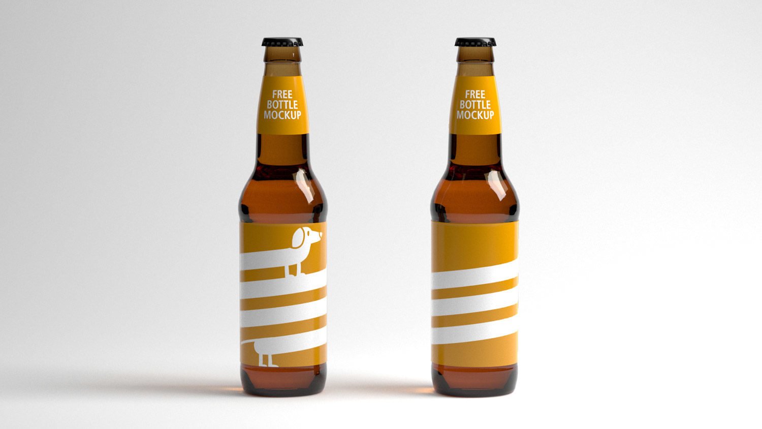 Download Free Beer Bottle Mockup | Free Mockup