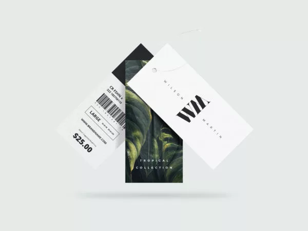 Free Brand Tags Mockup