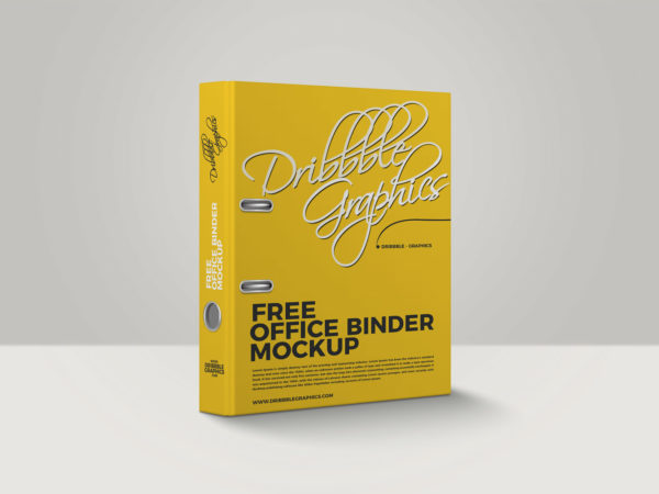 Free Office Binder Mockup