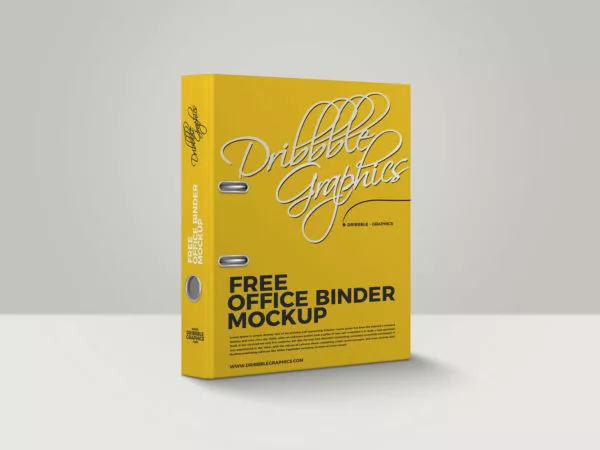 Free Office Binder Mockup