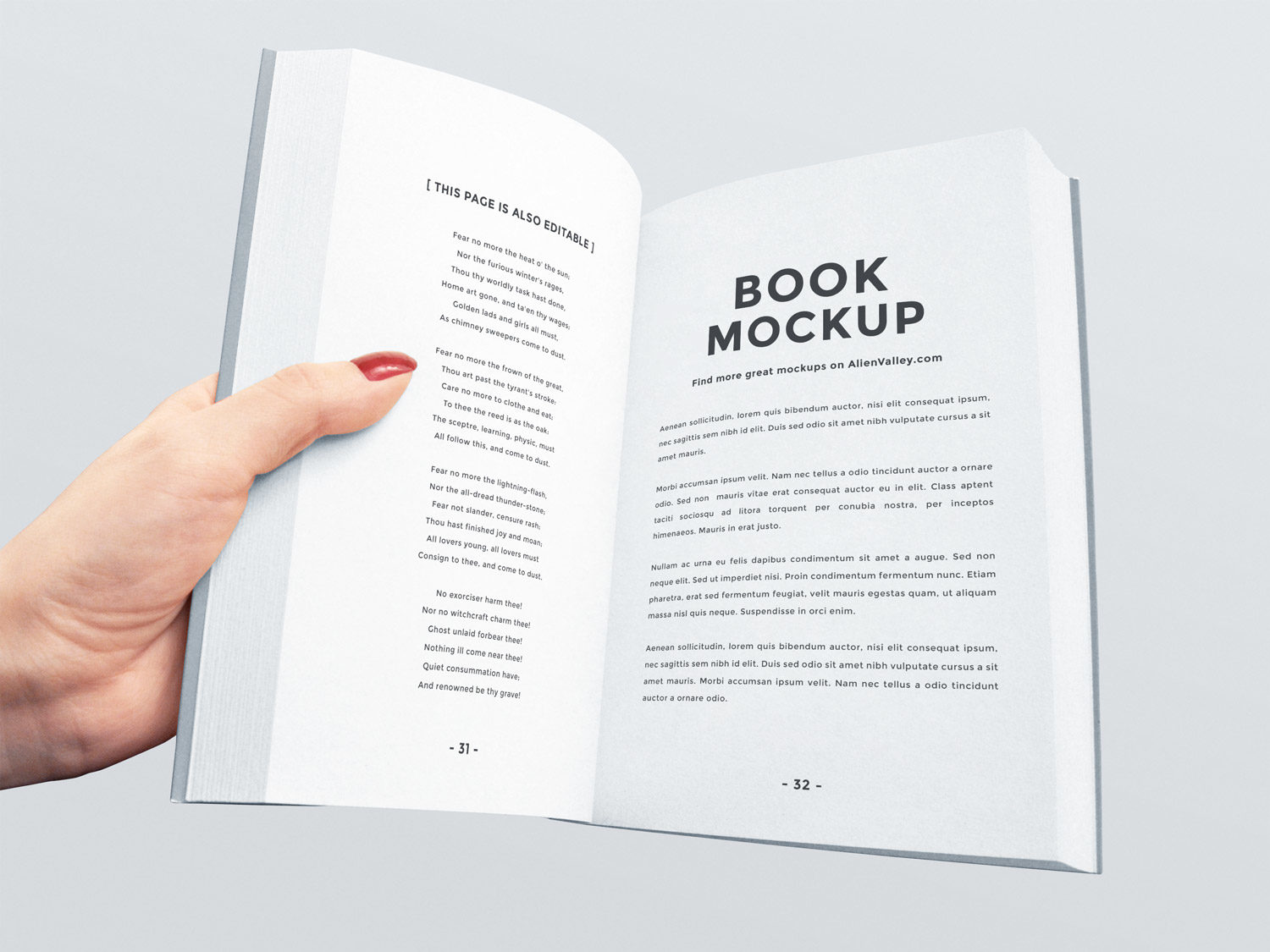 Download Free Open Book Mockup | Free Mockup