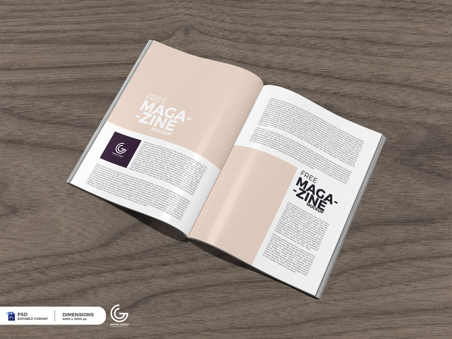 Download Free-Open-Magazine-Mockup | Free Mockup