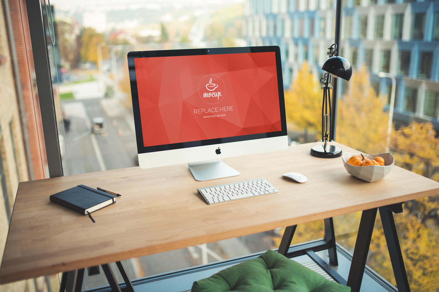 Download iMac Business Office - Free PSD Mockup | Free Mockup