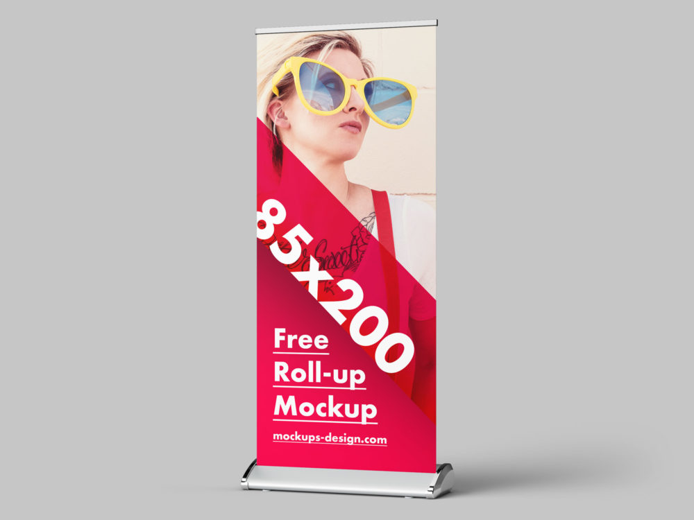 Download Free-Roll-up-Mockup-PSD-01 | Free Mockup