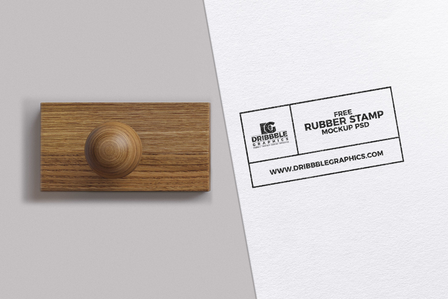 Free Rubber Stamp Mockup PSD | Free Mockup