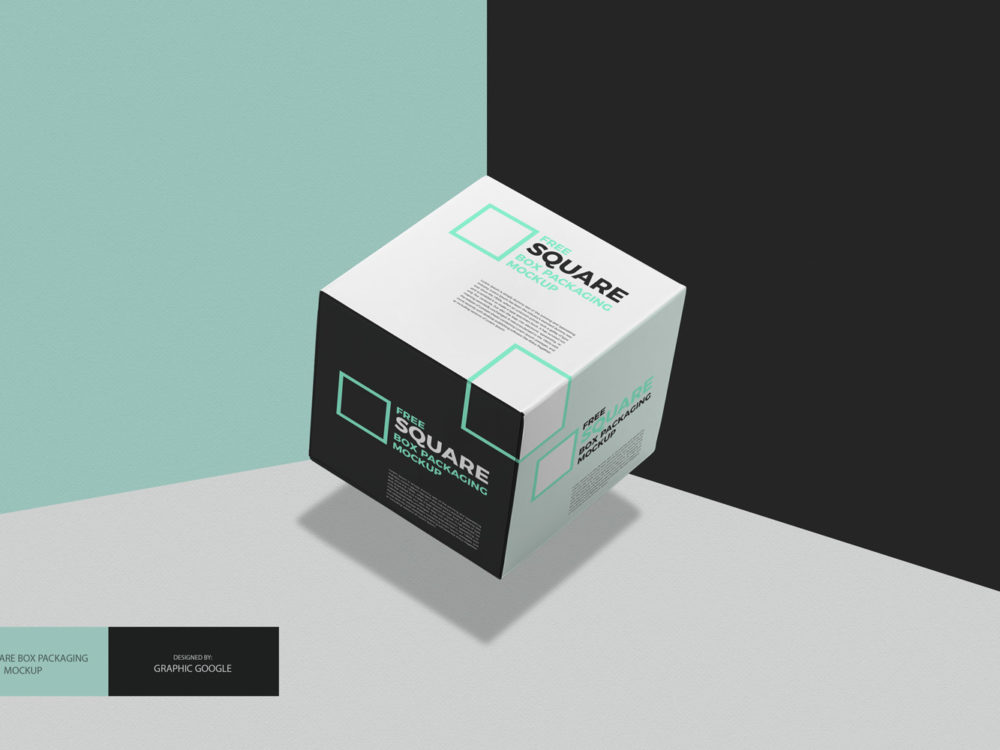 Download Free Square Box Packaging Mockup | Free Mockup