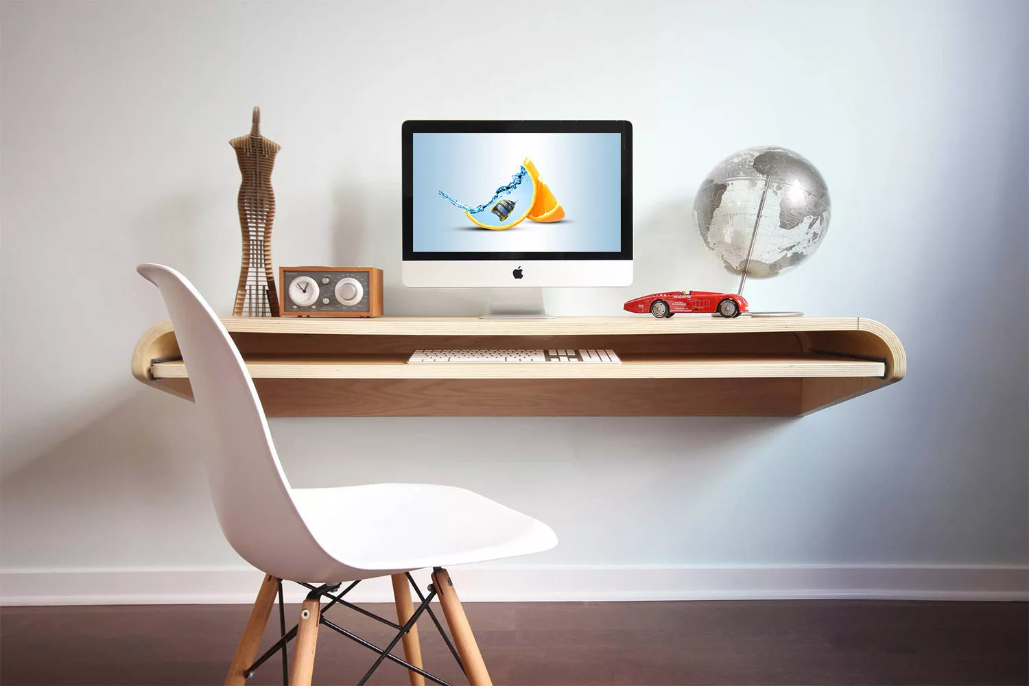 Free iMac Workspace PSD Mockup Free Mockup