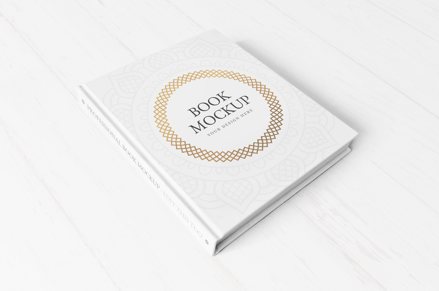 Hardcover Book Mockup PSD