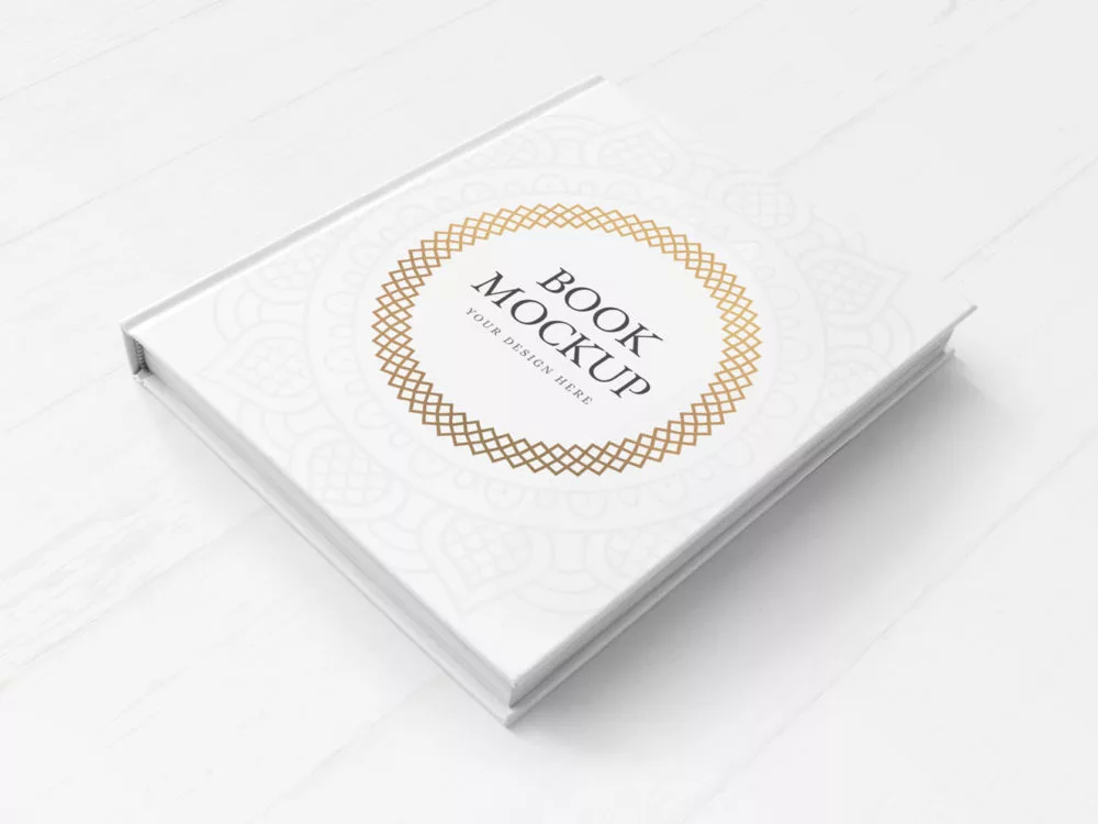 Hardcover Book Mockup PSD