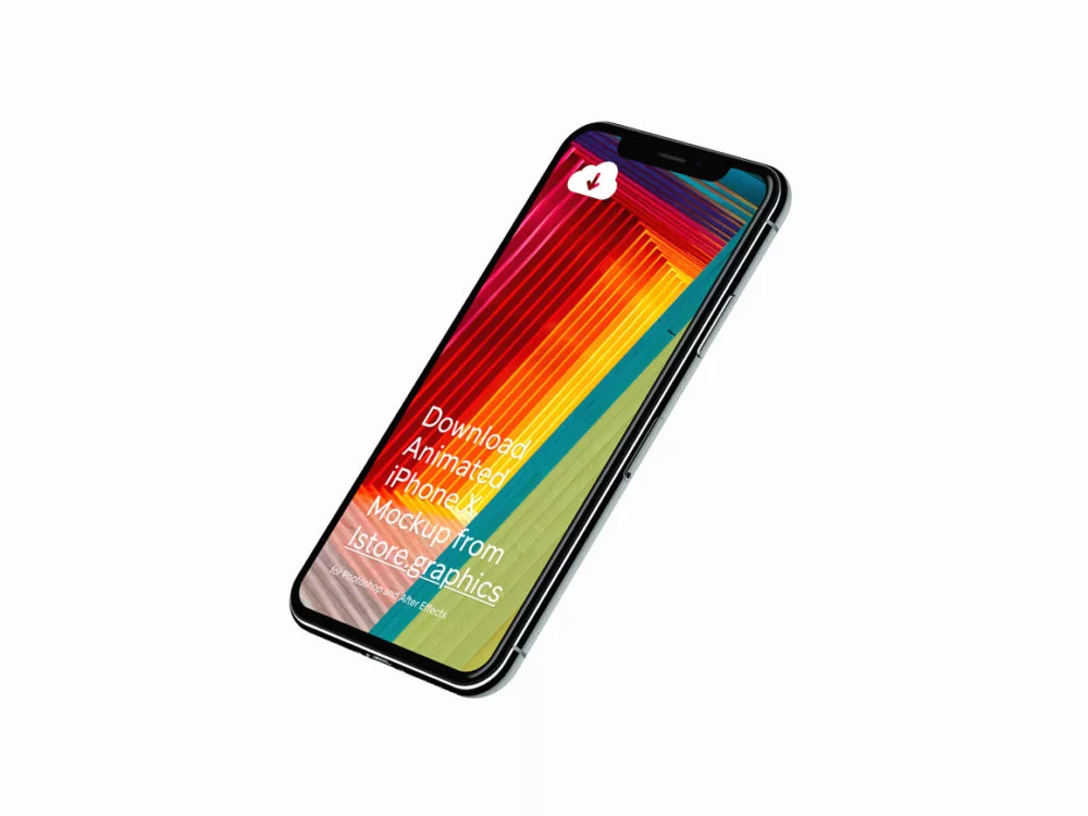 8 high-resolution iPhone X mockups