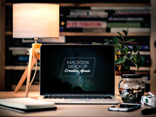 Macbook Pro Mockup Free PSD