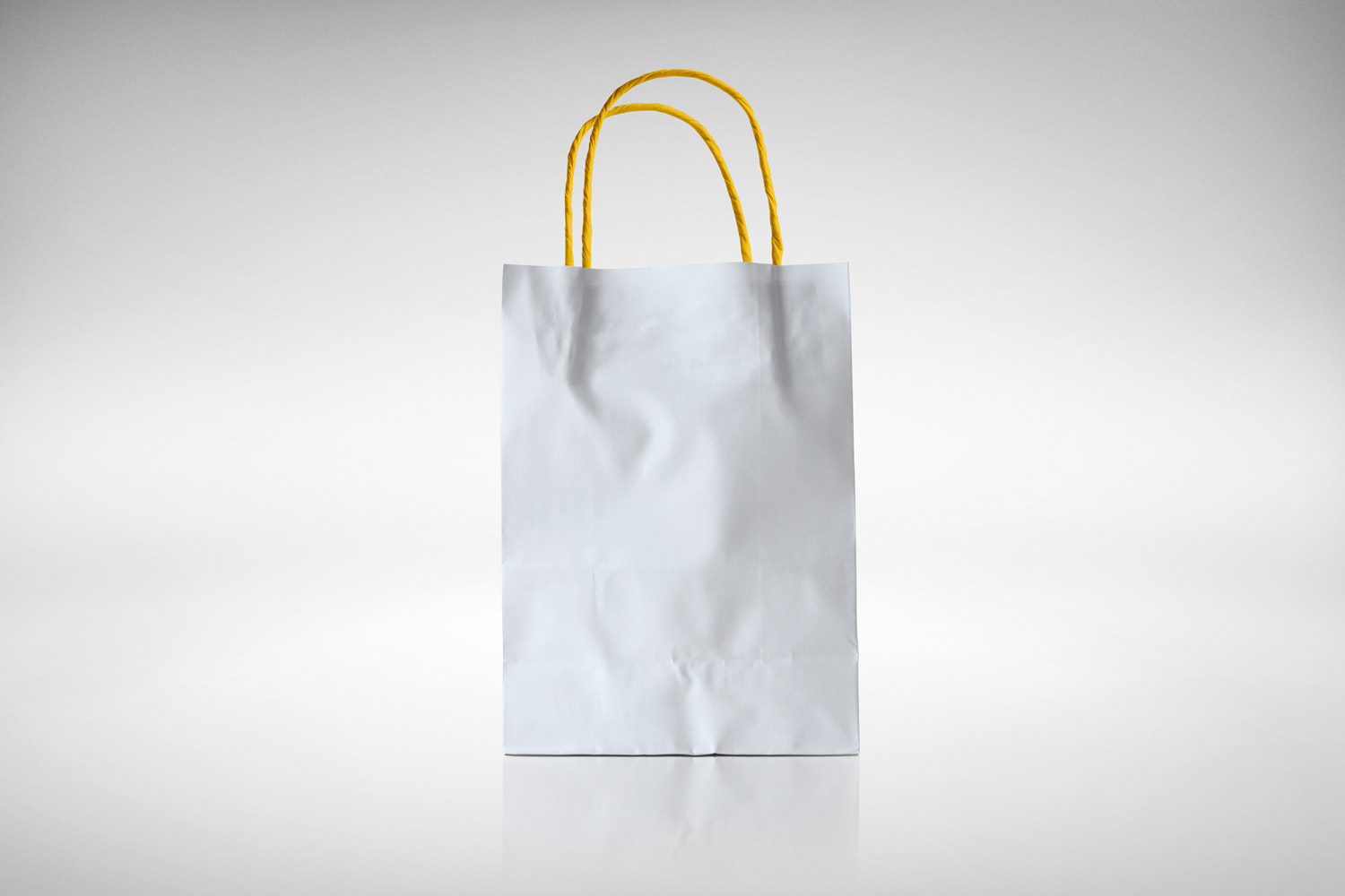 Free White Paper Shopping Bag Mockup PSD - Good Mockups