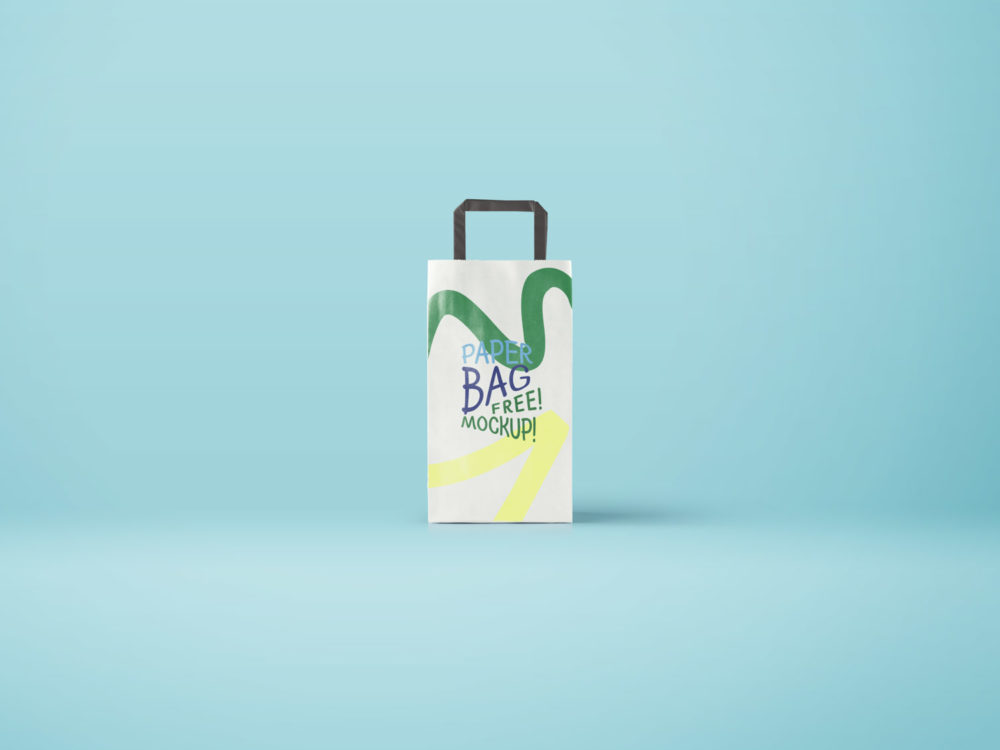 Long Paper Bag – Free PSD Mockup