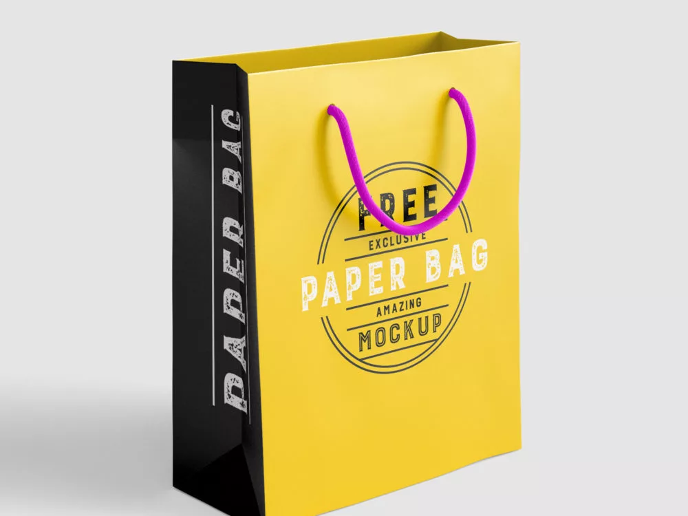 Shopping Bag PSD Mockup