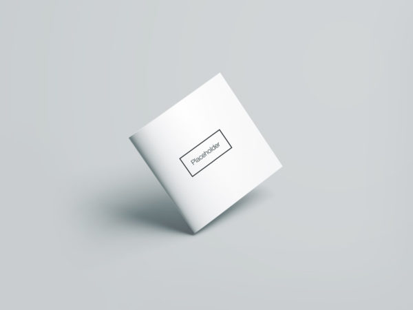 Square Brochure PSD Mockup