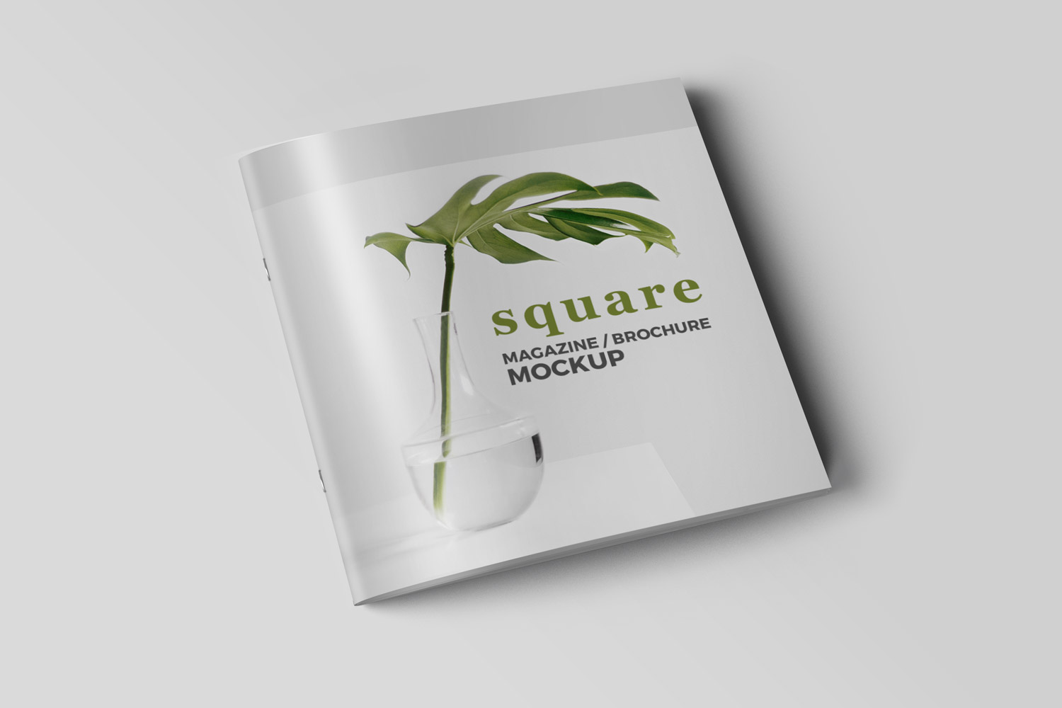 Square Magazine Brochure Mockup