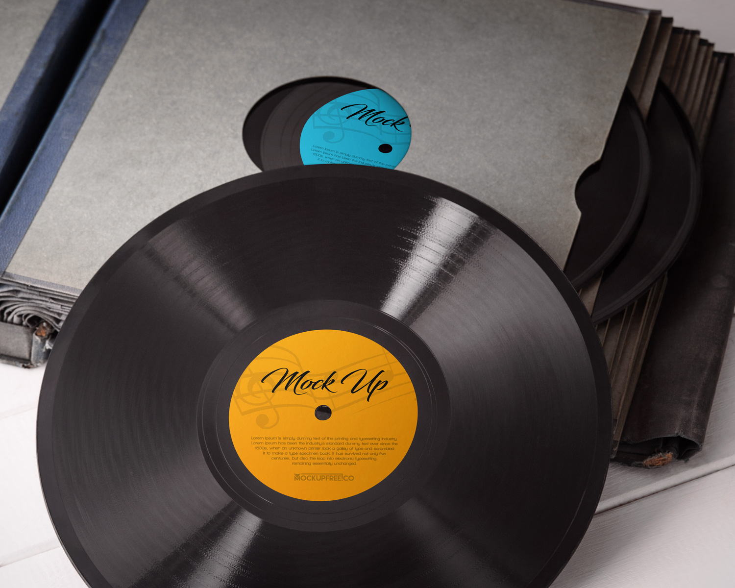 Download Vinyl Records 3 Free Psd Mockups Free Mockup