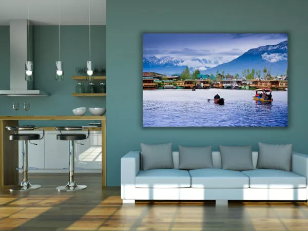 Wall Of Living Room Mockup