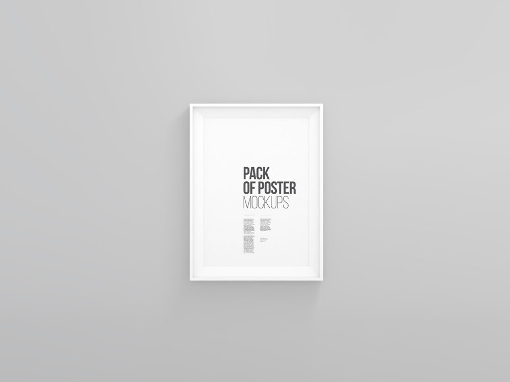 A3 Poster Frame Mockup