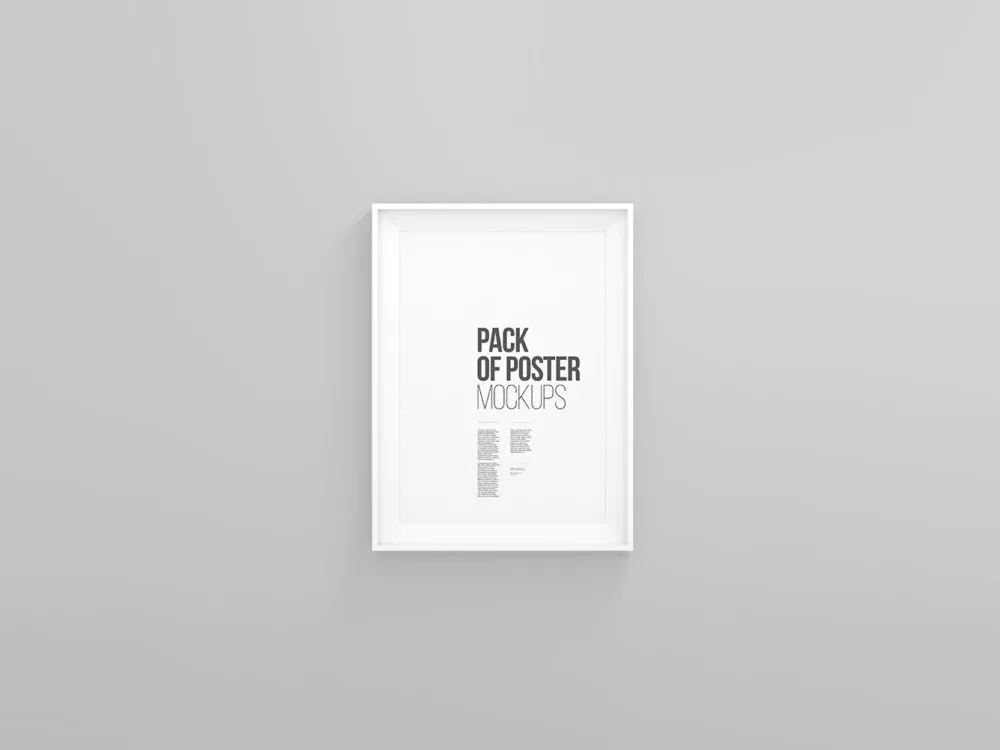 A3 Poster Frame Mockup