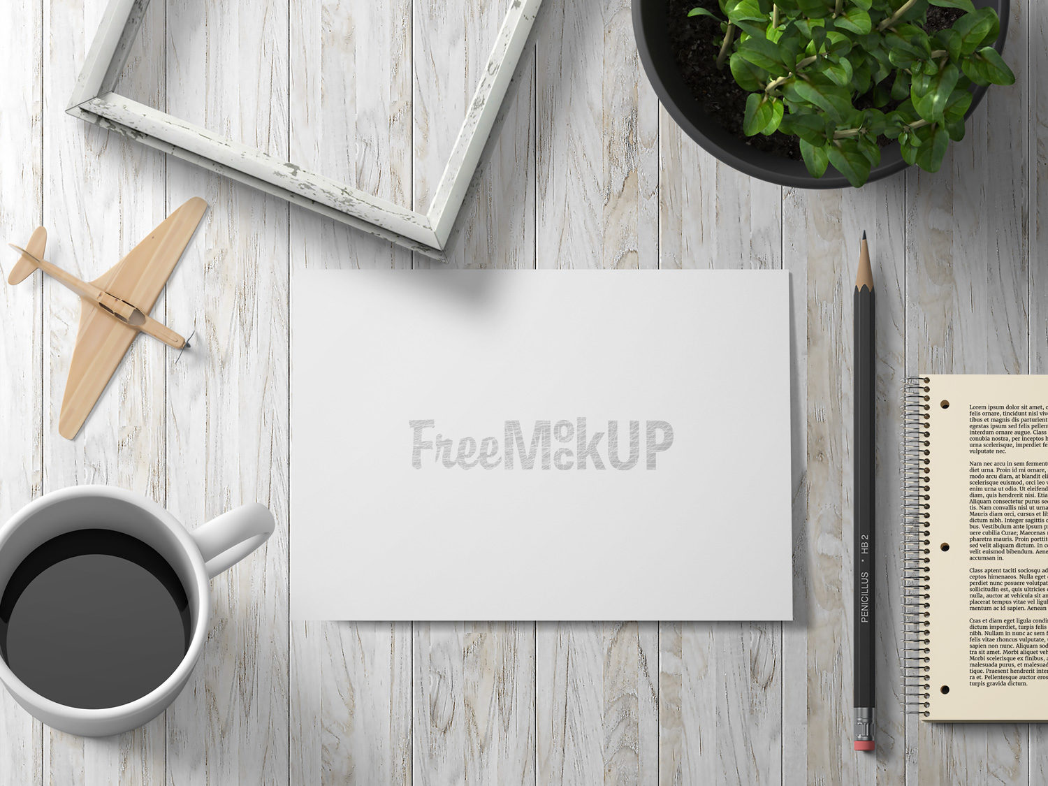 Download A6 Bi-Fold Greeting Card | Free Mockup