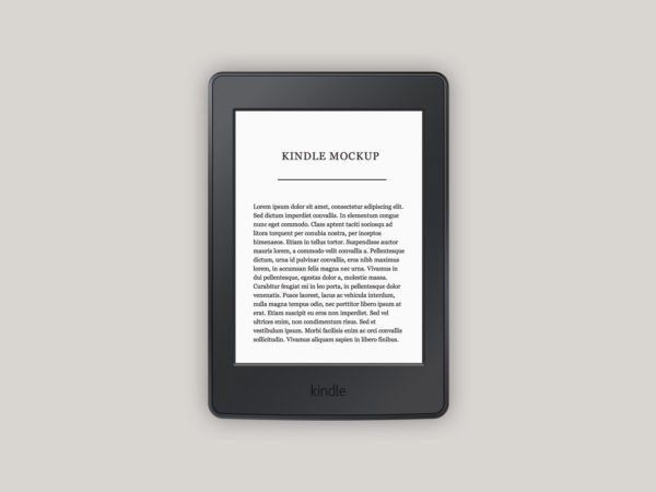 Amazon Kindle Paperwhite Mockup