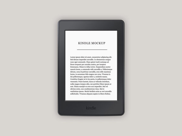 Amazon Kindle Paperwhite eBook Mockup