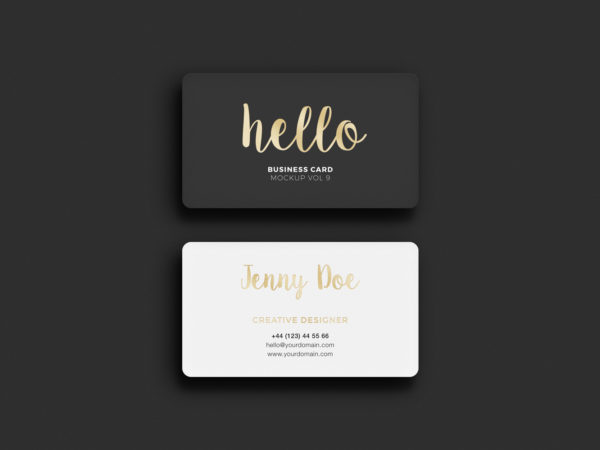 Business Card Rounded Corners