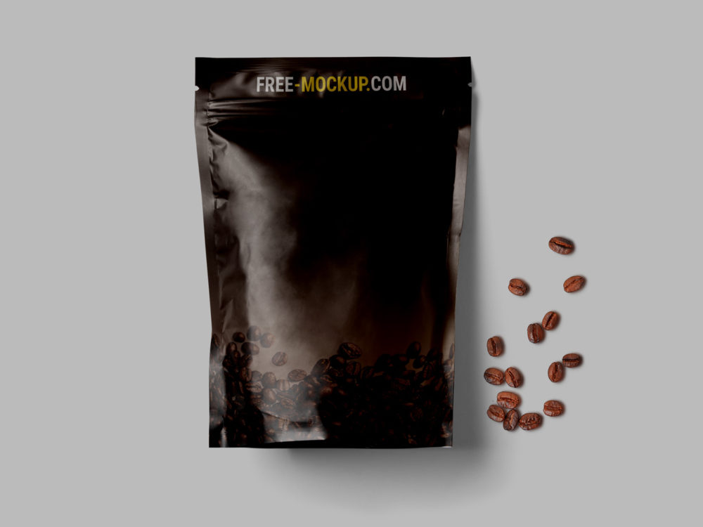 Free Coffee Bag Mockup