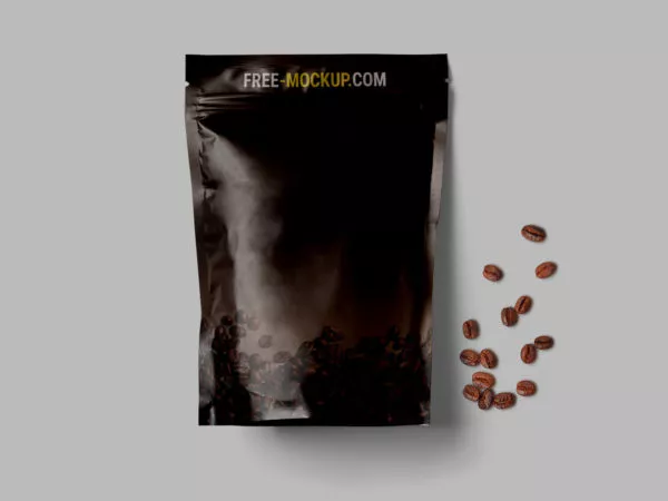Free Coffee Bag Mockup