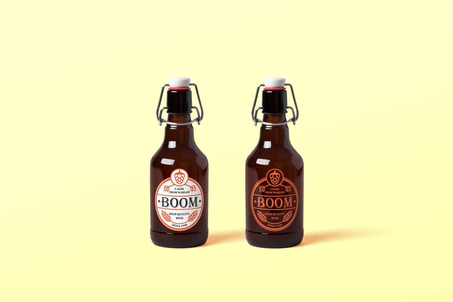 Download Free-Beer-Bottle-Mockup | Free Mockup