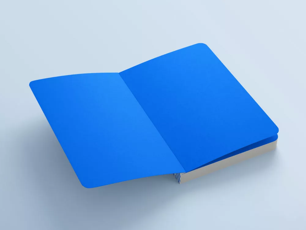 Free Book with Rounded Corners Mockup