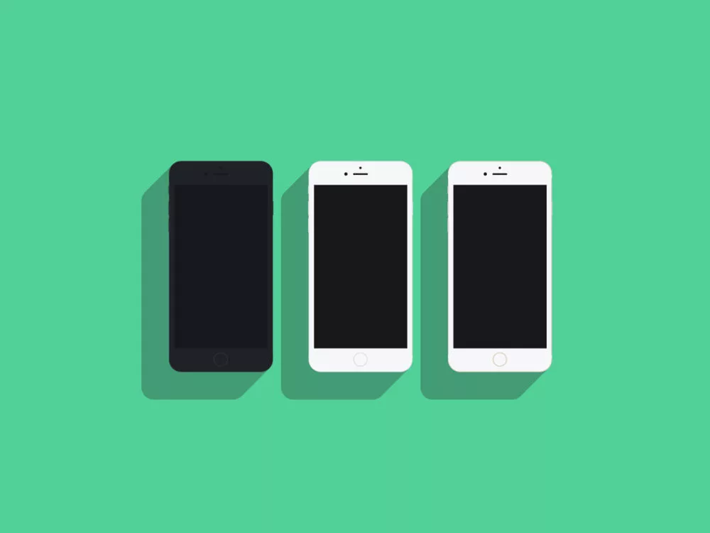 Free Flat Apple Devices Mockup