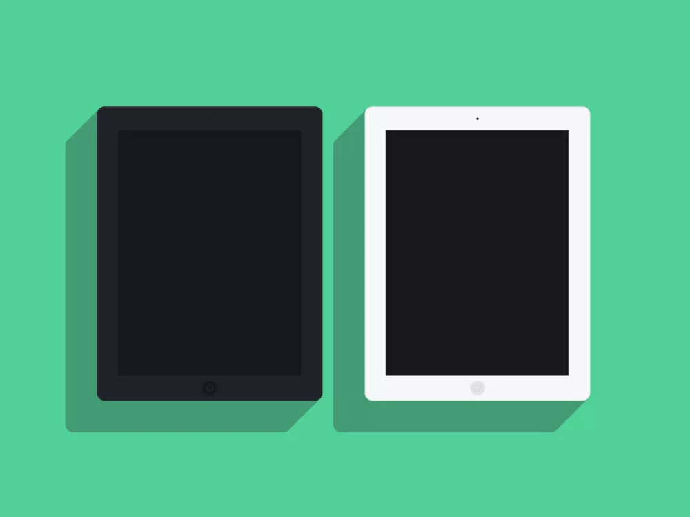Free Flat Apple Devices Mockup