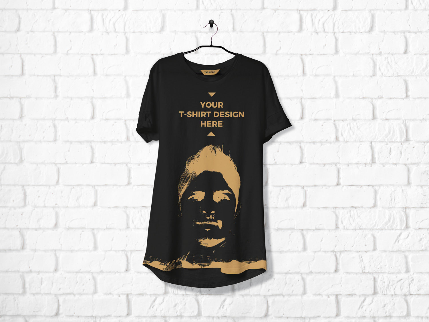 Download Hanger With T-Shirt Mockup | Free Mockup