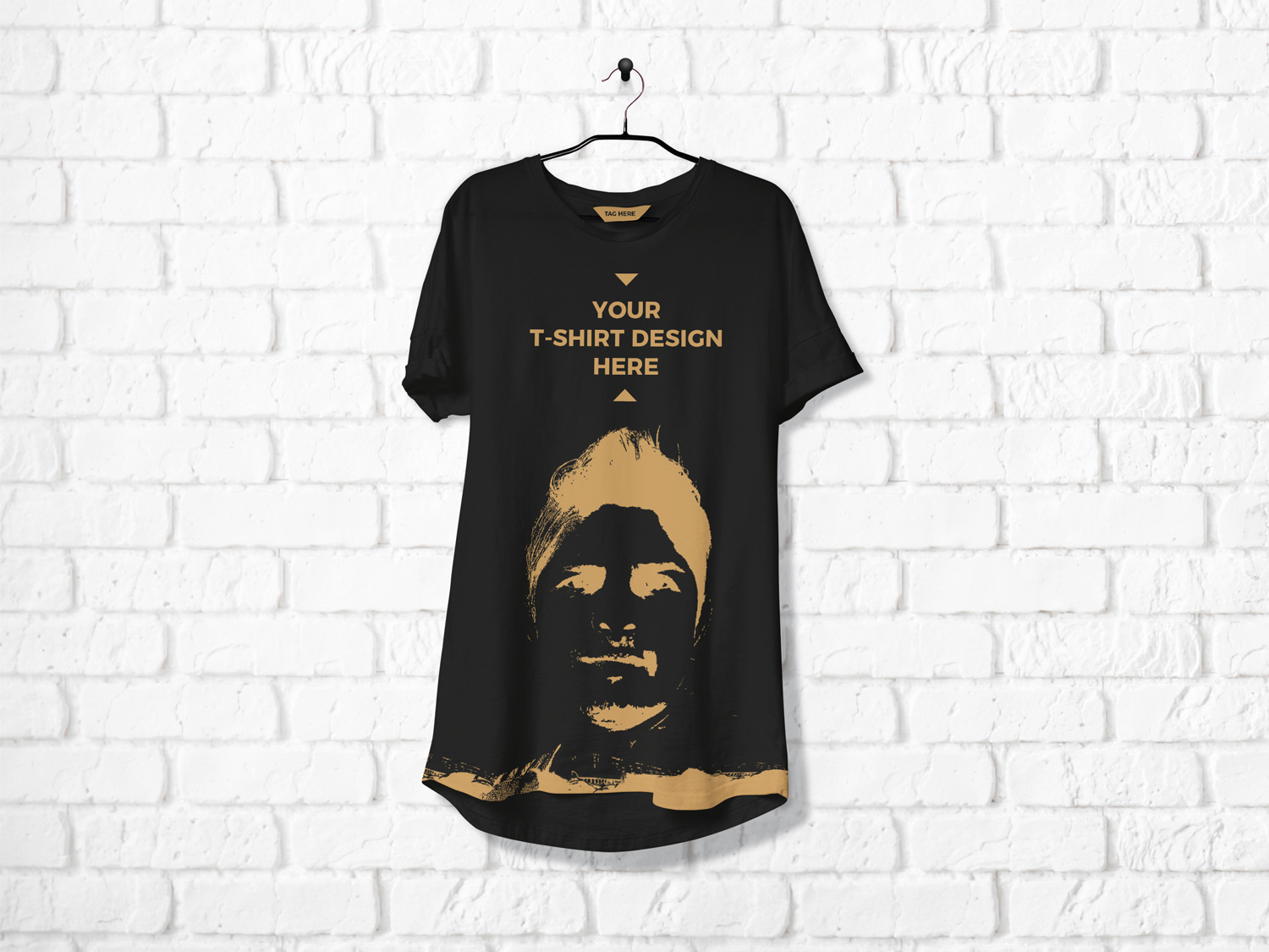 Download Hanger With T Shirt Mockup Free Mockup