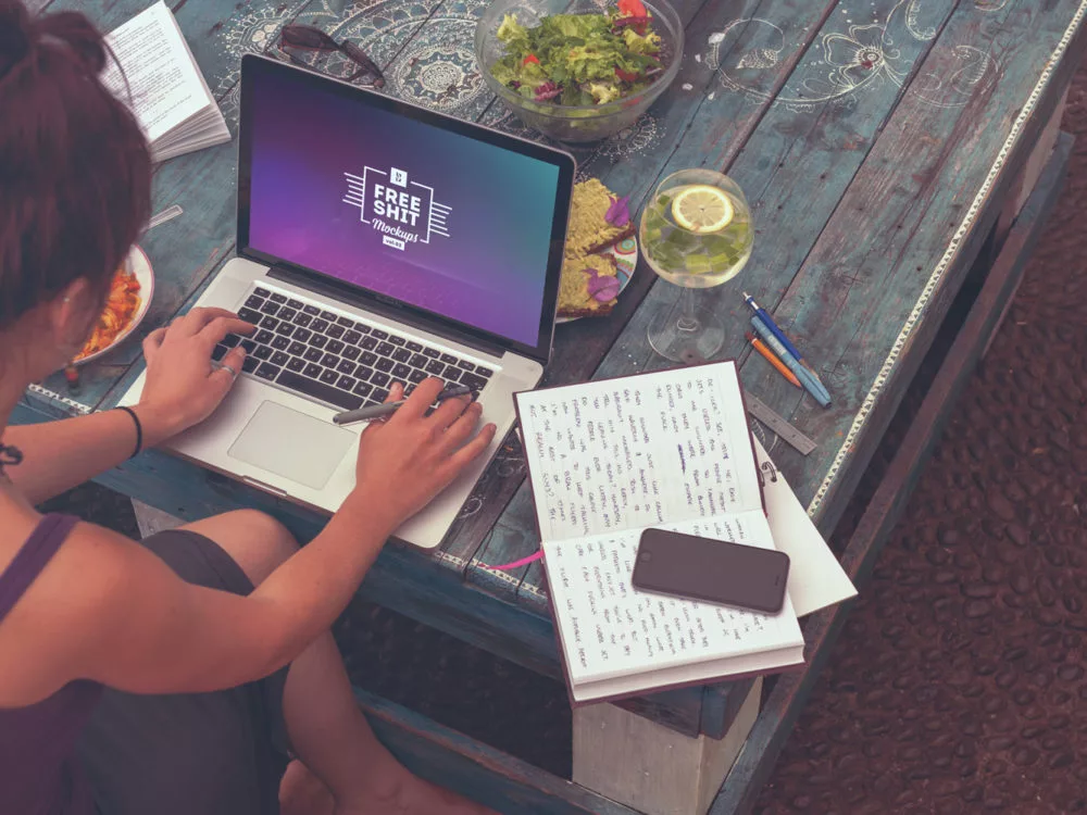 8 Hi-Res iPhone and MacBook Mockups