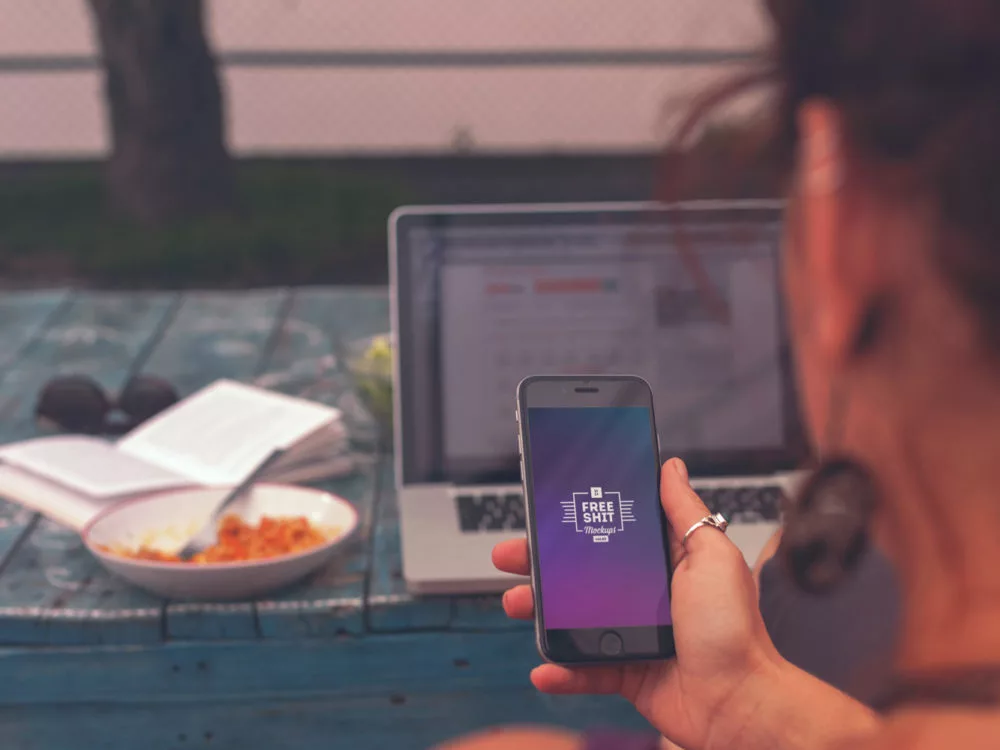 8 Hi-Res iPhone and MacBook Mockups