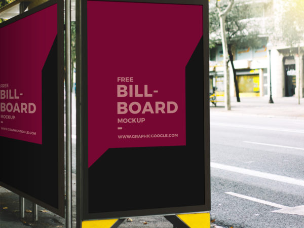 Outdoor Bus Stop Advertisement Billboard 2018