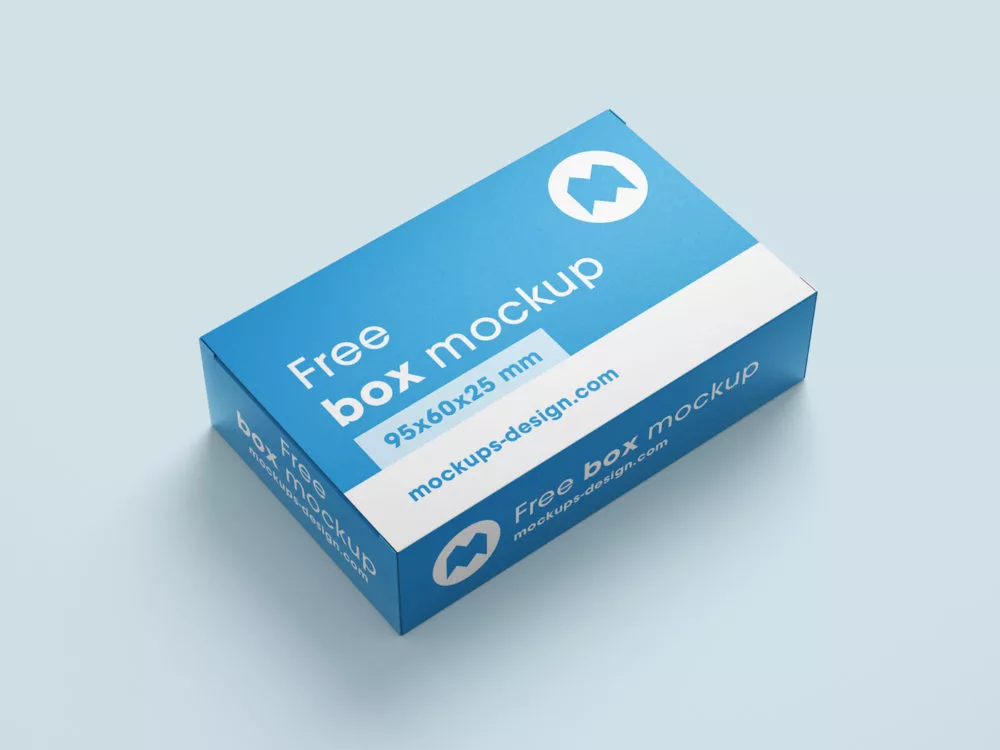 Free Paper Box Mockup