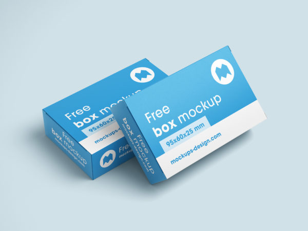 Free Paper Box Mockup